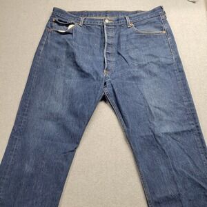 Levi's 501 Button Fly Straight Jeans Men's 42x32 (30) Y2K Vintage‎ Cowboy